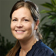 Porträtt av Janne Korsgaard